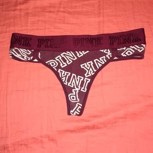 Pink Victoria secret thongs